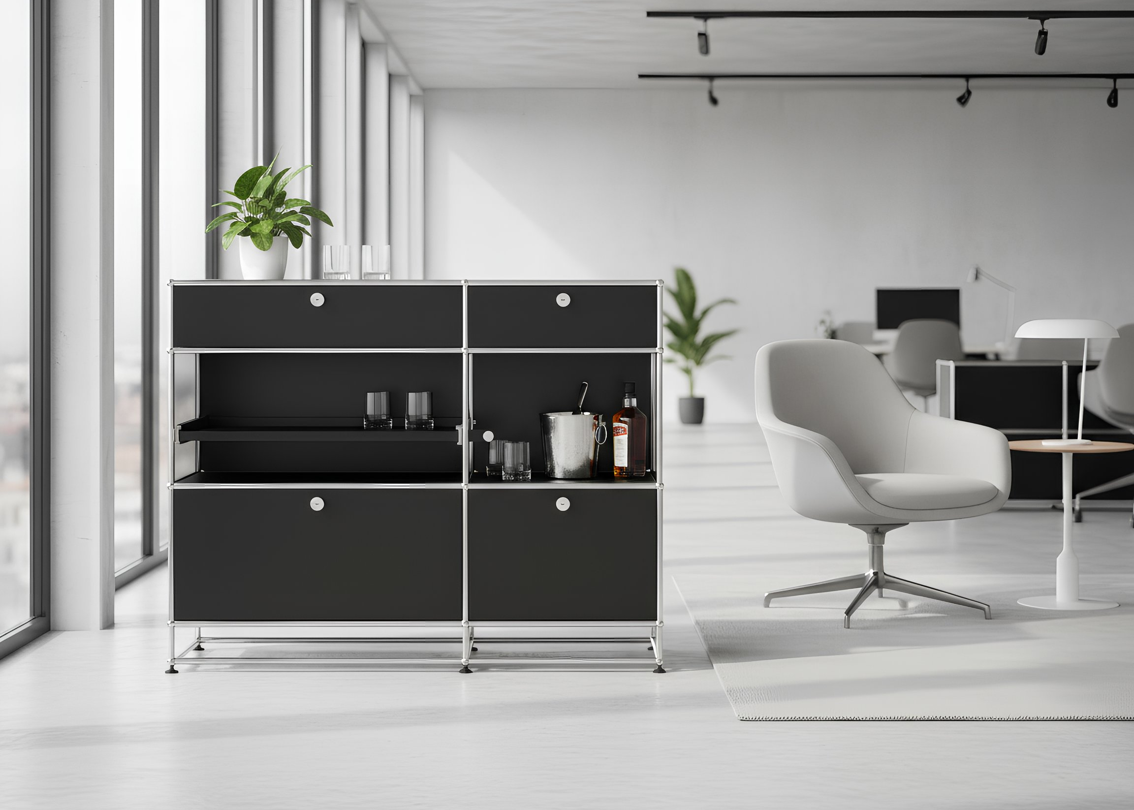 USM Haller Barwagen & Trolley