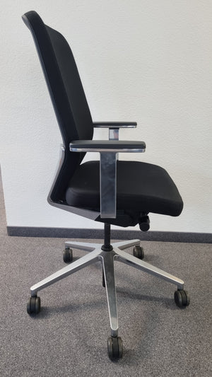 Fauteuil de bureau pivotant Giroflex tissu