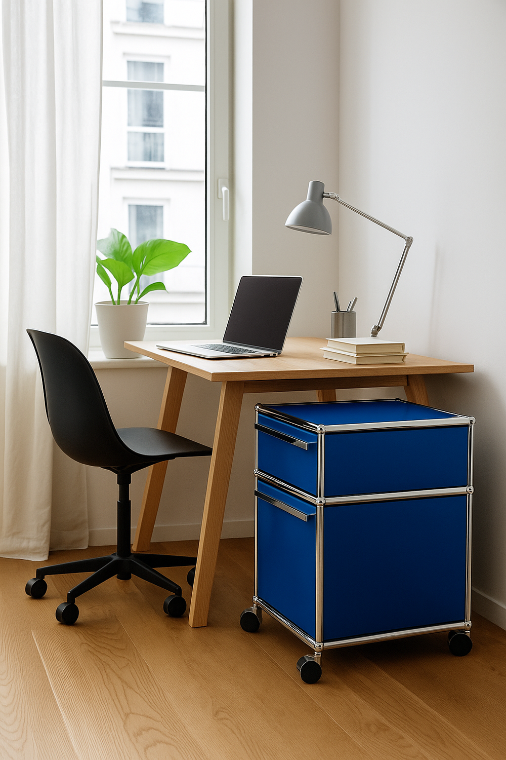 USM Haller Korpus A6/A4 in Enzianblau