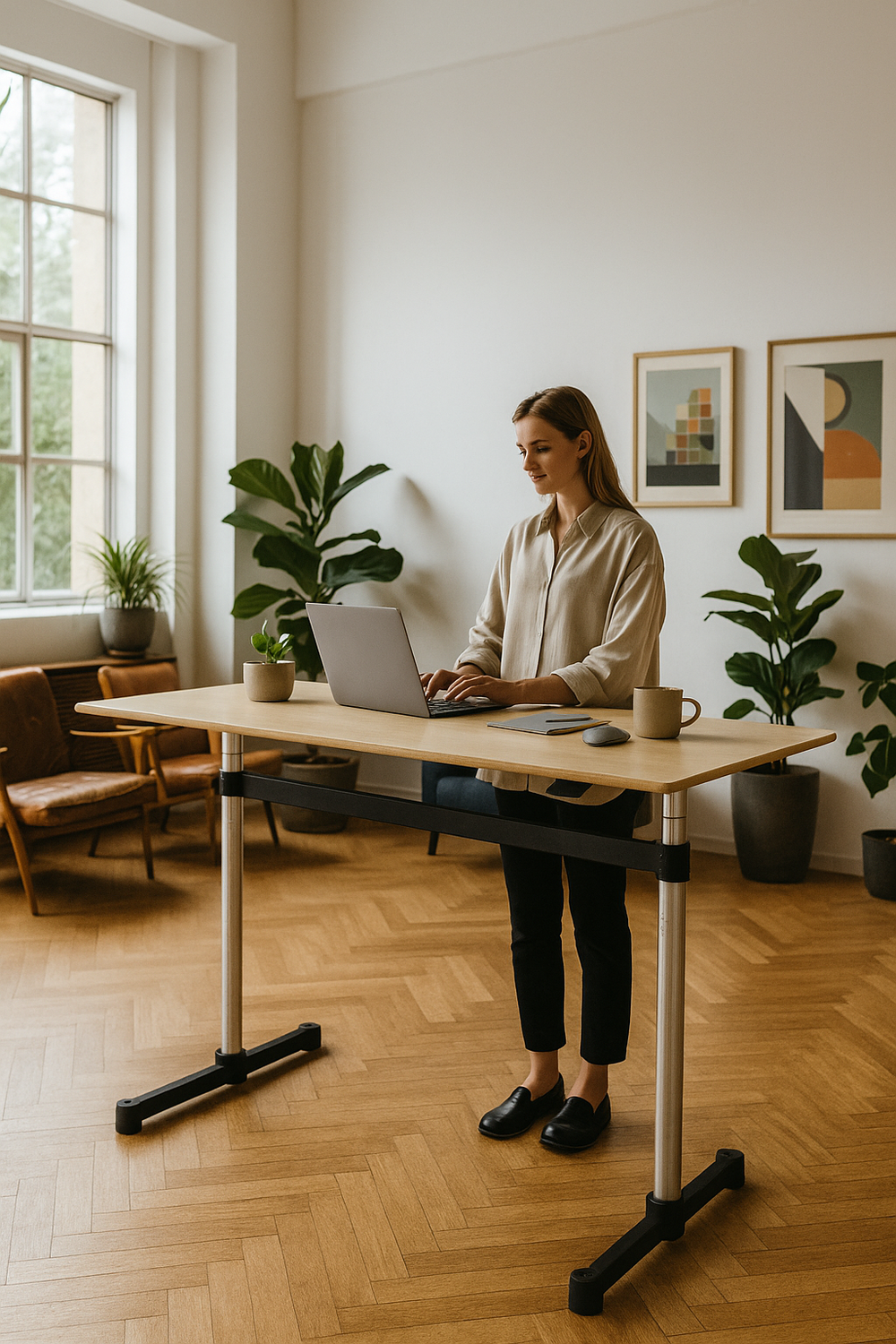 Kitos Stehpult Buche