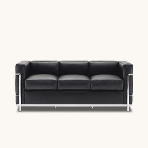 Cassina Le Corbusier LC2 3er Ledersofa