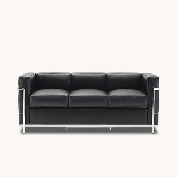 Cassina Le Corbusier LC2 3er Ledersofa