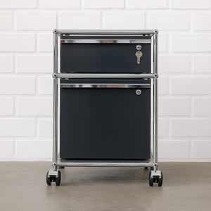 Corps USM Haller A6/A4 en gris anthracite avec serrure
