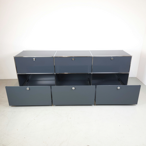 USM Sideboard mit 2 Ausziehtablaren