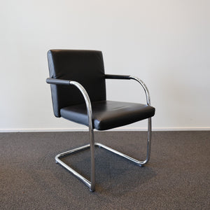 Vitra Visasoft Freischwinger Stuhl Leder