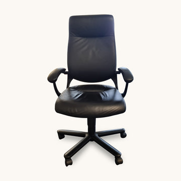 Girsberger Bürodrehstuhl Leder