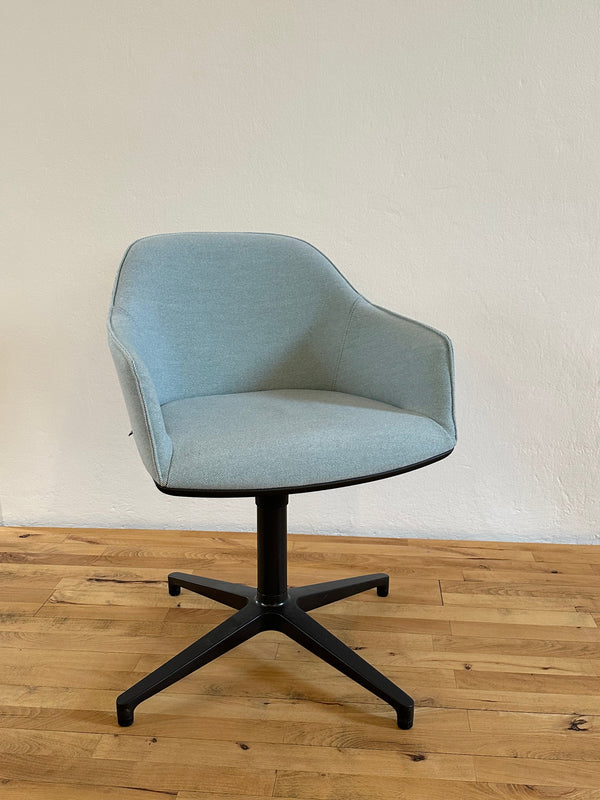 Vitra Softshell Chair, Vierstern-Untergestell