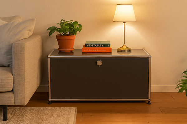 USM Haller Regal #1086 1x1 mit Klapptüre