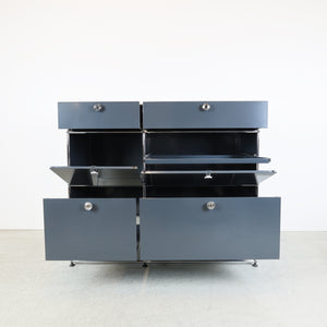 Meuble bas USM Haller gris anthracite