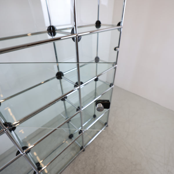 Vitrine USM en verre avec portes 3x6