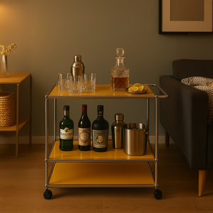 USM Haller Bartrolley auf Rollen