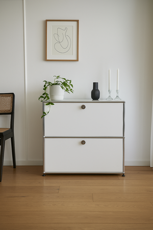 USM Haller Regal #1158 1x2 mit 1 Ausziehtüre