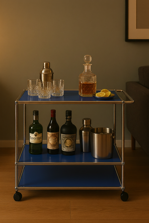 USM Haller Bartrolley auf Rollen