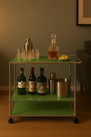 USM Haller Bartrolley auf Rollen