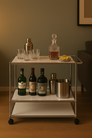 USM Haller Bartrolley auf Rollen