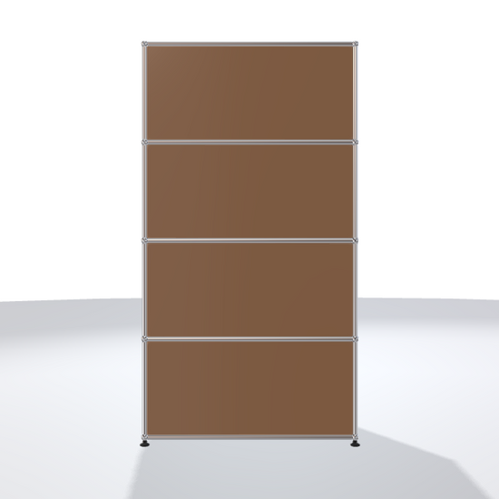 USM Haller Regal 1x4 Braun