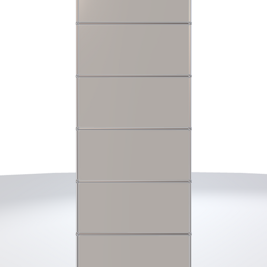 USM Haller Regal 1x6 Lichtgrau