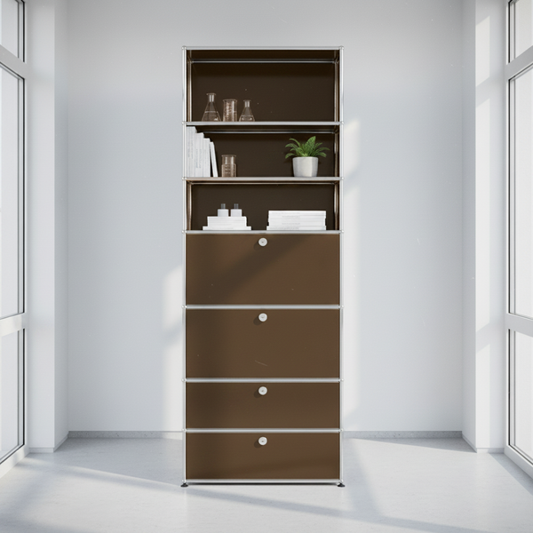 Étagère USM Haller 1x7 profondeur 50cm
