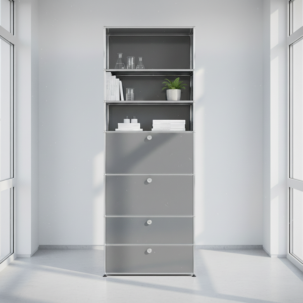 Étagère USM Haller 1x7 profondeur 50cm