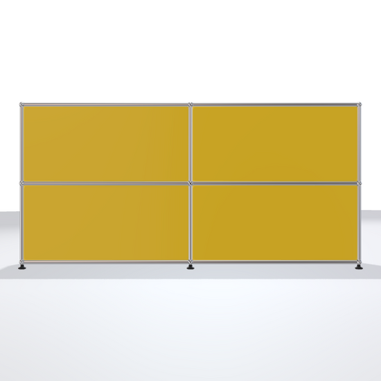 USM Haller Regal 2x2 Goldgelb
