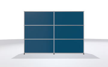 USM Haller Regal 2x3 Stahlblau