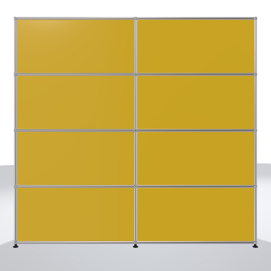 USM Haller Regal 2x4 Goldgelb
