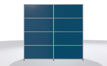 USM Haller Regal 2x4 Stahlblau