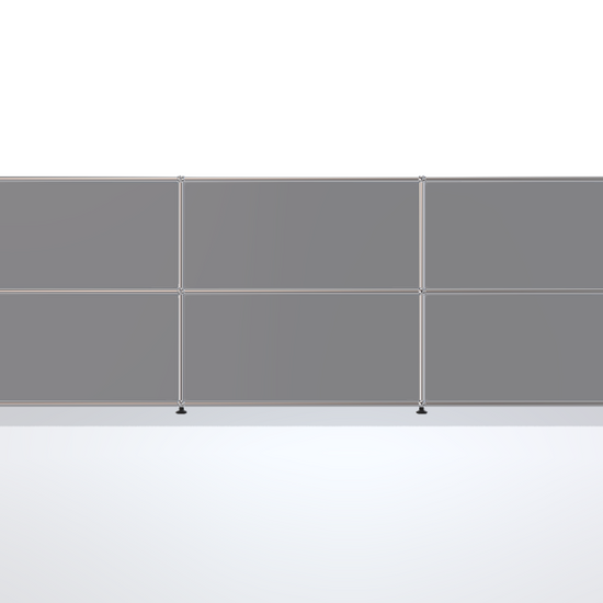 USM Haller Regal 3x2 Mittelgrau