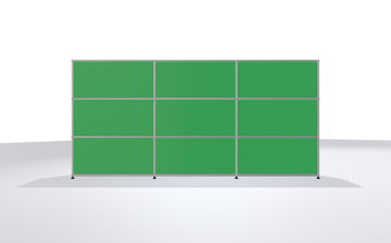 USM Haller Regal 3x3 Grün