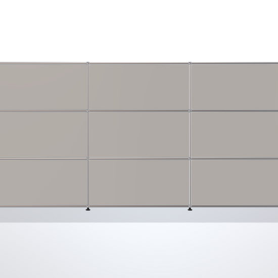 USM Haller Regal 3x3 Lichtgrau