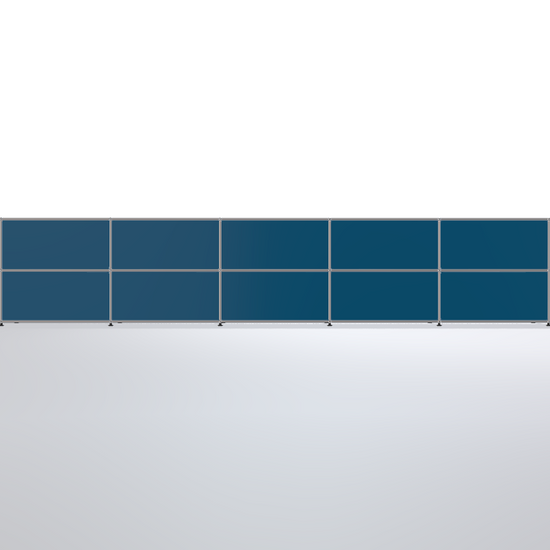 USM Haller Regal 5x2 Stahlblau