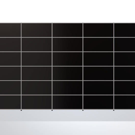 USM Haller Regal 5x6 Graphitschwarz