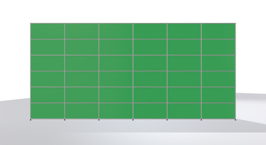 USM Haller Regal 6x6 Grün