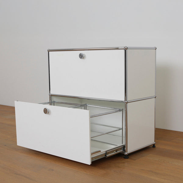 USM Haller Regal #1158 1x2 mit 1 Ausziehtüre