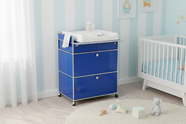 USM Wickeltisch in Kinderzimmer