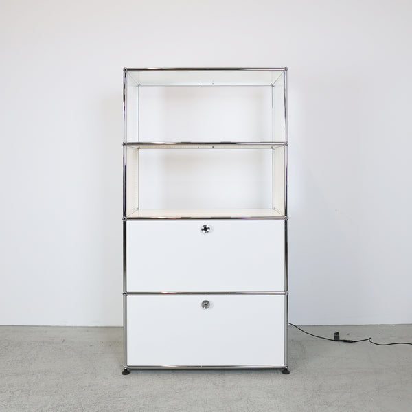 USM Haller E Regal Reinweiss 1x4
