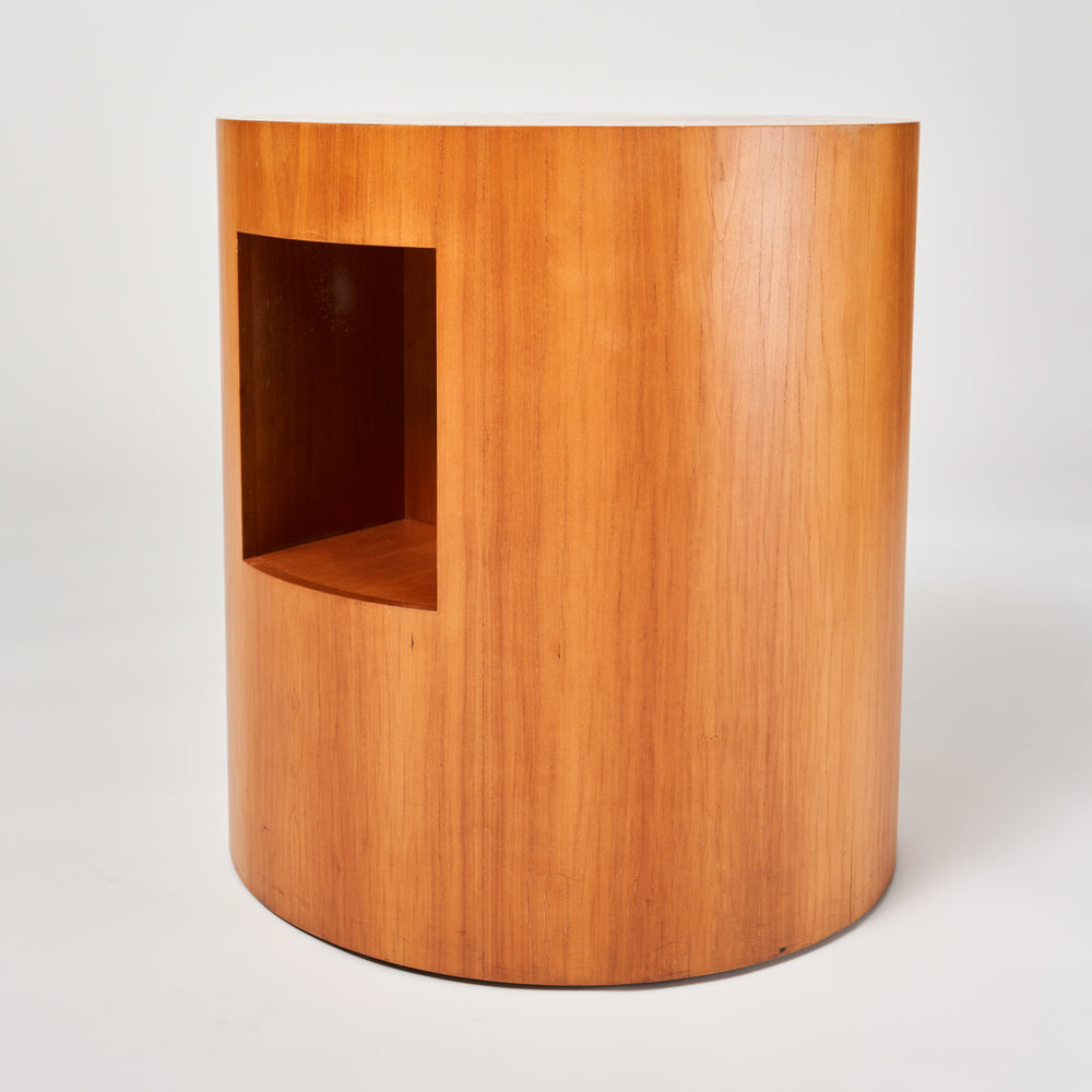 Holztisch rund mit Öffnung 58x60cm