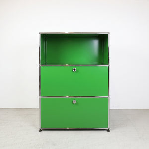 USM Haller Regal #1173 1x3 mit Ausziehtüre und Klapptüre