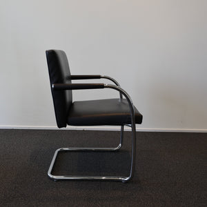 Vitra Visasoft Freischwinger Stuhl Leder