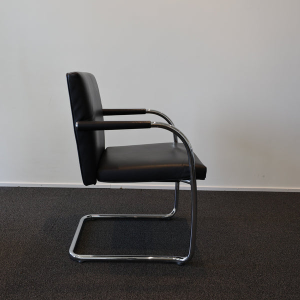 Vitra Visasoft Freischwinger Stuhl Leder