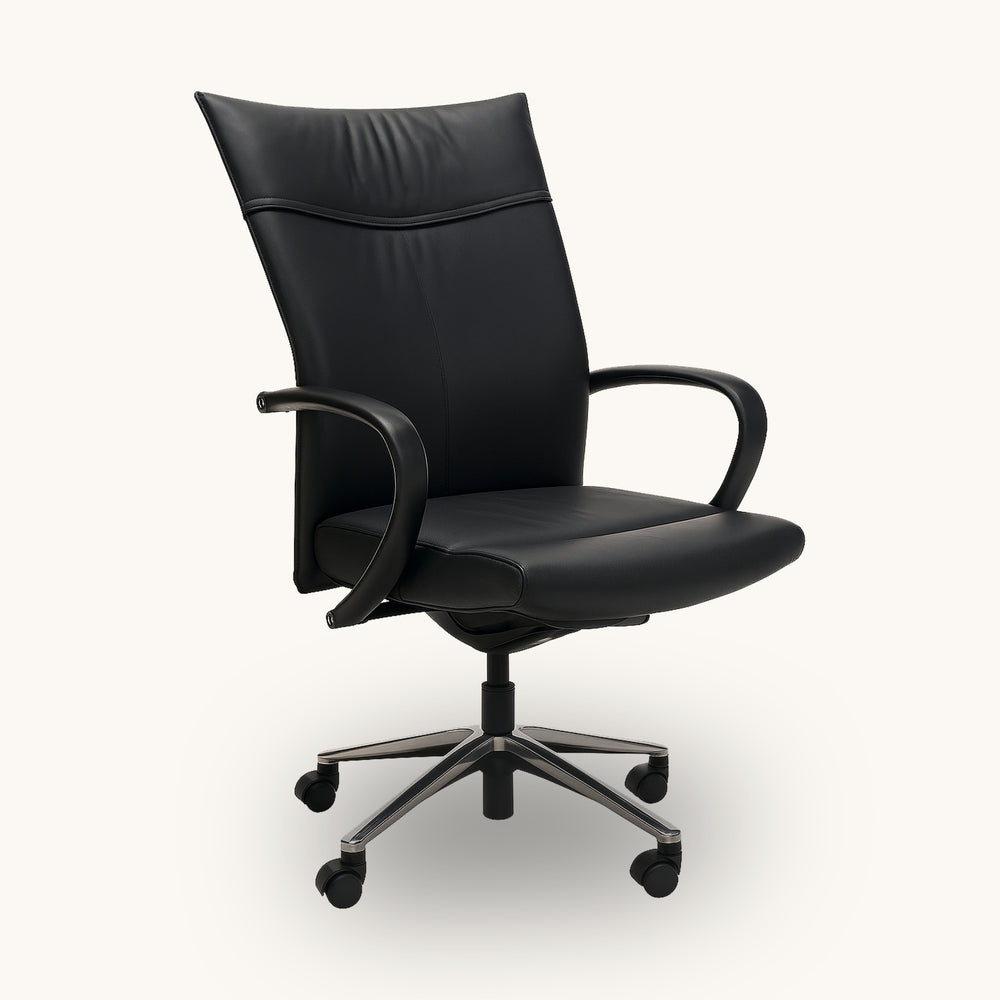 Klöber Ciello Bürodrehstuhl Leder in Top Zustand