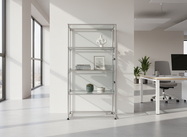 USM Haller Glasvitrine 1x4