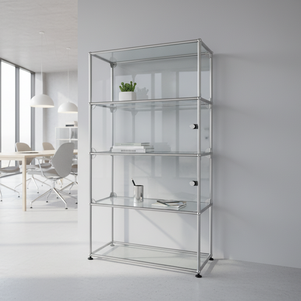USM Haller Glasvitrine 1x4