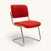 4 er Set Giroflex Freischwinger Stuhl • Rot