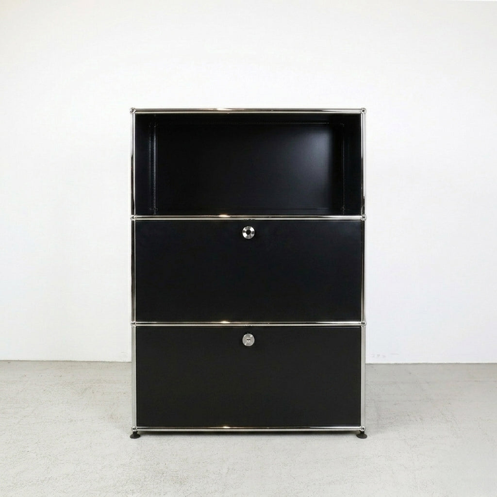 USM Haller Regal Graphitschwarz