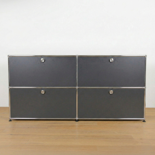 USM Haller Sideboard 2x2 mit Auszieh- und Klapptüren #1001